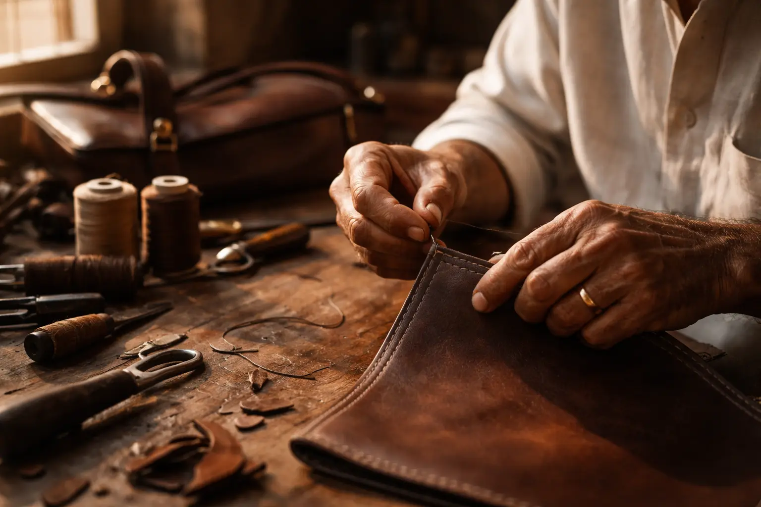 About the brand leather